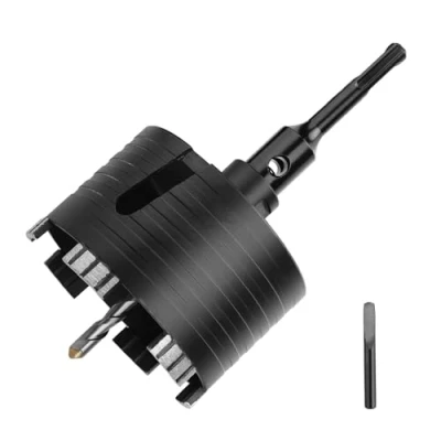 Imagen de Corona de perforación 115 mm con alojamiento M16, adaptador SDS Plus 110 para mampostería, ladrillo, piedra, put