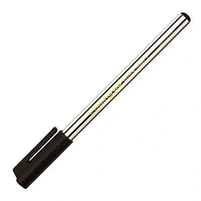 Imagen de edding 88 rotulador de punta fina negro 1 redonda 0,6 mm fino fibra para escribir, subrayar y dibujar con precisión en la oficina, casa escuela