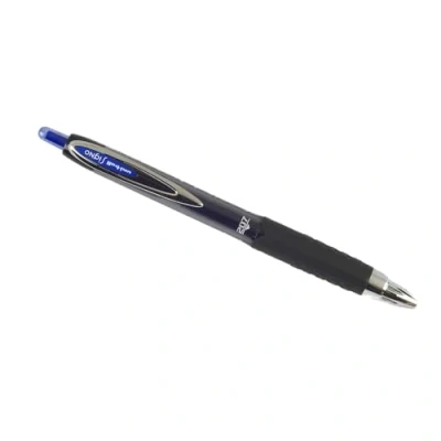 Imagen de Uni Ball Signo UMN207 Lote de 3 bolígrafos tinta gel retráctil, punta media, 0,7 mm, color azul
