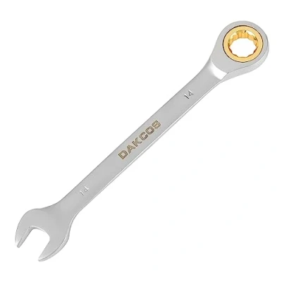 Imagen de DAKCOS Llave combinada de trinquete fija con carraca 14mm, Cr V 72 deintes