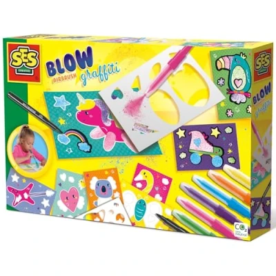 Imagen de SES Creative 14759 Blow Airbrush Graffiti, Multicolor, Small (14759)