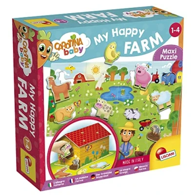 Imagen de Liscianigiochi Carotina Baby La Alegre Granja Juego Educativo para niños de 1 a 4 años