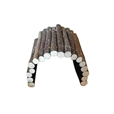 Imagen de Tubos Y TúNeles Puente de arco madera Dodgging House Hamster Tunnel Pet Guinea Pig Conejo Escalada Molar Juguete Tunel Para Gatos (Color : M)