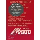 Imagen de El Psuc A Les Terres De Lleida (1936 1986)