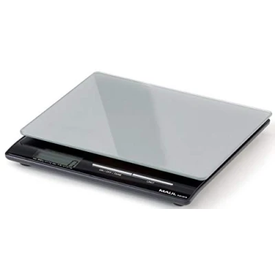 Imagen de Maul 16645 Balanza para paquetes, capacidad de 5 kg, incluye pila, color gris