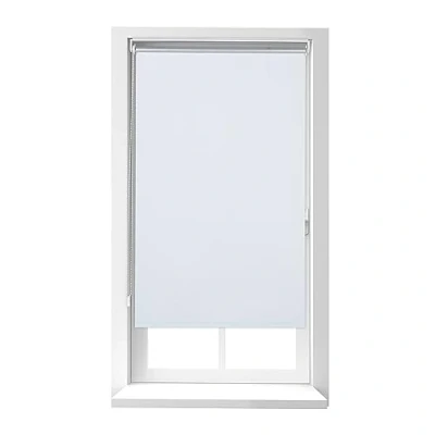 Imagen de Relaxdays Estor Térmico Opaco, Cortina Enrollable Ventana, 86 cm de Ancho, 90x220 cm, sin Taladrar, Blanco, Poliéster