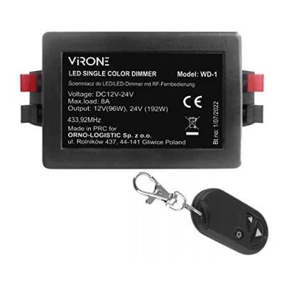 Imagen de Virone WD 1 Dimmer Regulador LED 12 24VDC RF con Mando a Distancia
