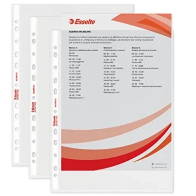 Imagen de Esselte 391007300 Sobre A Perforación, Transparente