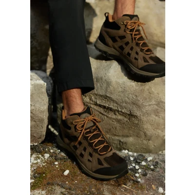Imagen de Columbia Redmond III MID Waterproof Zapatillas de senderismo, Hombre, Talla: 43.5, Cordovan/elk Zapatos
