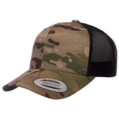 Imagen de Yupoong Yp Classics Multicam Gorra retro estilo camionero, Multicámara, talla única
