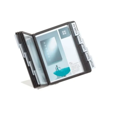 Imagen de Durable 550601 Sistema de panel visión mesa (Vario Table 10, con 10 paneles A5) negro
