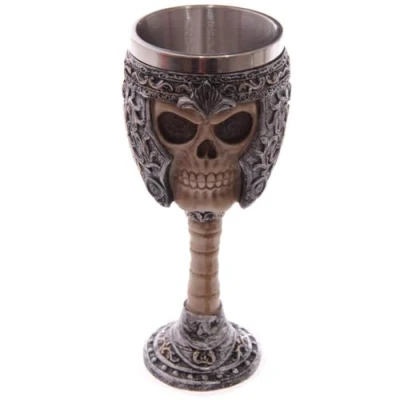 Imagen de Puckator SK153 Cáliz, diseño de Calavera guerrera