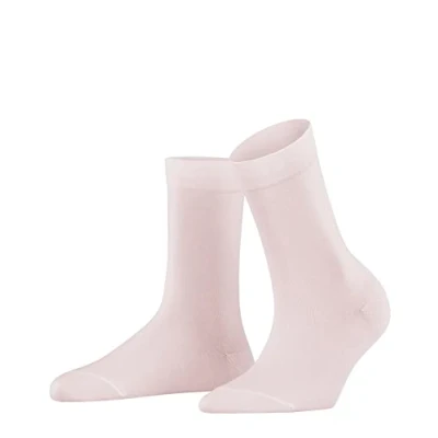 Imagen de FALKE Cotton Touch W SO algodón unicolor 1 par, Calcetines Mujer, Rosa (Light Pink 8458) nuevo ecológico, 35 38