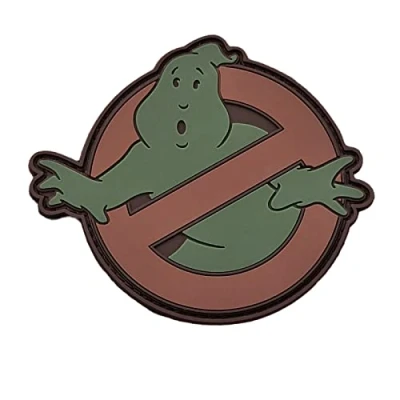 Imagen de Multicam Ghostbusters No Ghost Cosplay Movie PVC Rubber Patch