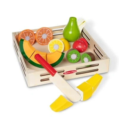 Imagen de Melissa &amp; Doug Fruta De Madera Para Cortar , Juguetes Imitación, Juguete Comida Niños, 3+, Regalo Niño O Niña