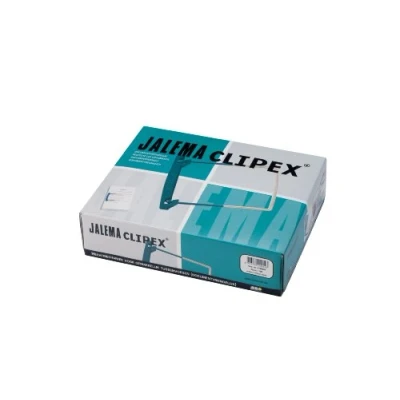 Imagen de Jalema 5720049 Clipex Clip para encuadernación, PVC y polivinilo archivar durante mucho tiempo, paquete de 100, color verde