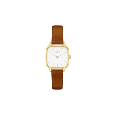Imagen de KOMONO Kate Gold Tan Women&#039;s Japanese Quartz Analogue Watch with Leather Strap