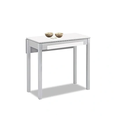 Imagen de ASTIMESA Mesa de Cocina Extensible, Blanco, 80 cm x 40