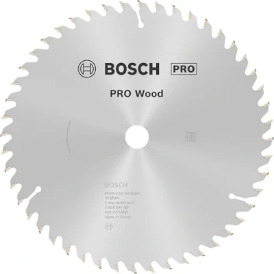 Imagen de Bosch Professional 2 608 641 181 Hoja de sierra circular Optiline Wood 184 x 16 2,6 mm, 48 (pack 1)