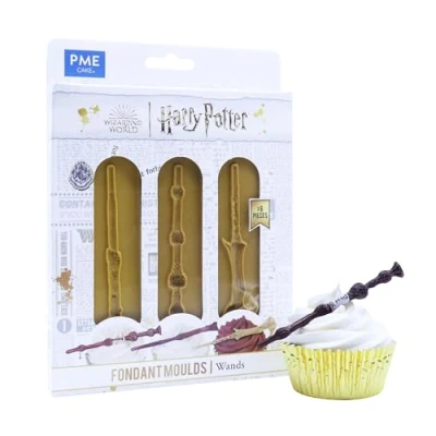 Imagen de PME HPW613 Harry Potter Molde para Fondant, Set de 6, Varitas, Plastic