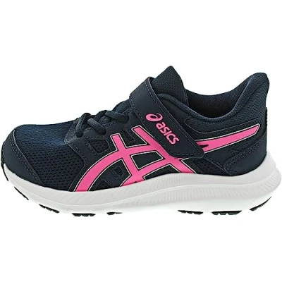 Imagen de Asics JOLT 4 Unisex Zapatillas running asfalto para niños, Talla: 28.5, French blue/hot pink Zapatos
