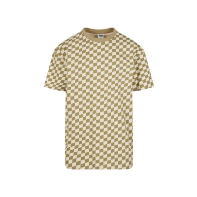 Imagen de Urban Classics Check Camiseta estampada, Hombre, Talla: Large, Khakicheck