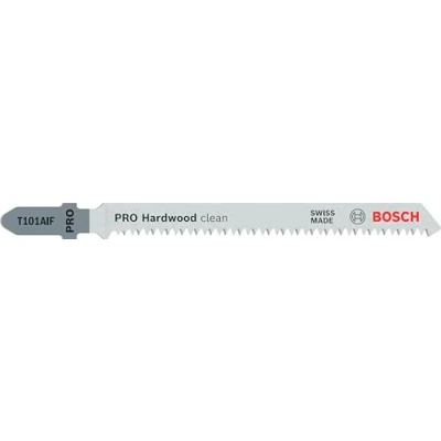 Imagen de Bosch Professional 3 x Hojas de Sierra calar T 101 AIF Clean for Hard Wood (para Madera dura, corte recto, accesorios calar)