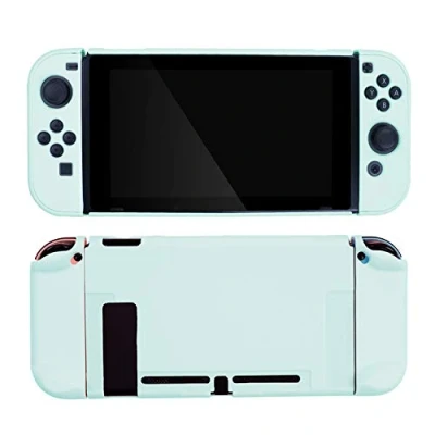 Imagen de GeekShare Switch Funda Protectora Delgada Compatible con Nintendo y Joy Absorción de Golpes antiarañazos (Verde)