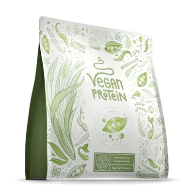 Imagen de Proteína Vegana en Polvo Sin Sabor 100% Proteina 23g dosis Vegan Protein Powder de Guisante, Arroz, Girasol y Soja Aislada para Masa Muscular 600g Alpha Foods