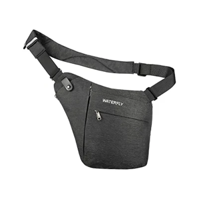 Imagen de Waterfly Mochila Bandolera Hombre Bolsa de Pecho Pequeña Casual Portatil Deportes Trabajo