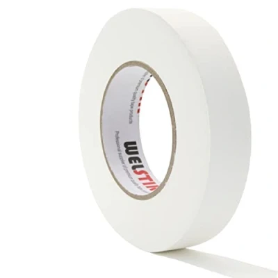 Imagen de WELSTIK Gaffer Cinta adhesiva (1inches*33yard),No Reflectante y Fácil de Desgarrar Gaffer,Color Blanco