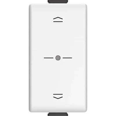 Imagen de Bticino AM4027CWI Mando de persiana conectada inalámbrica Matix Smart, para subir y bajar persianas con el smartphone o Alexa, Siri Google Home, 1 plaza, color blanco