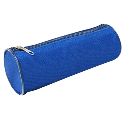 Imagen de Waytex 931282 Estuche Redondo (21 cm, diámetro 7,5 cm), Color Azul Liso