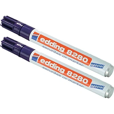 Imagen de edding 4 8280100_2 Rotulador permanente para rayos UV (2 unidades)