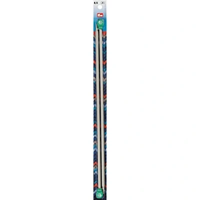 Imagen de Prym Agujas de Tejer para Chaqueta (Aluminio, 40 cm, 6,50 mm), Color Punto, Perla Gris, 6,5 mm, 2