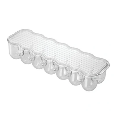 Imagen de iDesign Fridge/Freeze Binz Envase para huevos, huevera de plástico apilable 14 caja transparente