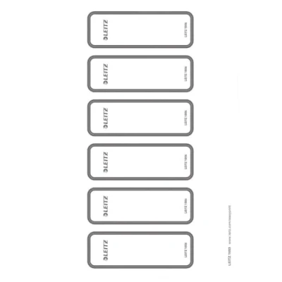 Imagen de Leitz Etiquetas Adhesivas para Lomo y Imprimibles Archivadores Active, 36 x 111 mm, Papel, 16930085, Pack de 60