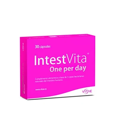 Imagen de Vitae IntestVita One per Day 30 cápsulas Probióticos Facilitar las digestiones pesadas Regenerar la flora intestinal Cuidado y salud digestiva