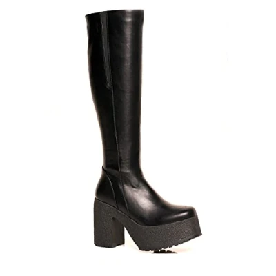 Imagen de LAMODA Miracle Aligner, Botas Altas hasta la Rodilla Mujer, Color Negro, 41 EU