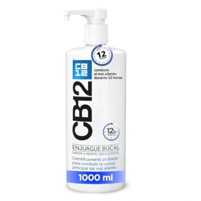 Imagen de CB12 Enjuague bucal Combate la causa principal del mal aliento efecto probado científicamente durante 12 horas 1000ml