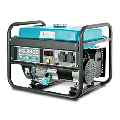 Imagen de Generador de gasolina KS 2900,generador electrico gasolina2900 W,2x16A (230 V),12V,power station con (AVR),indicador aceite, protección ante sobrecargas y cortocircuitos,generador 4 tiempos