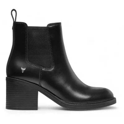 Imagen de Windsorsmith Botas Chelsea Clásicas de Cuero con Plataforma Para Mujer Varsity