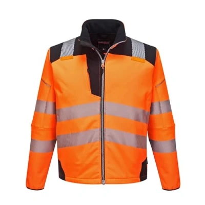 Imagen de Portwest Softshell De Alta Visibilidad Pw3, Tamaño: 4XL, Color: Naranja/Negro, T402OBR4XL