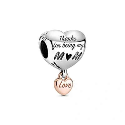 Imagen de PANDORA Abalorio 788830C00 Corazón “ te quiero mamá“.