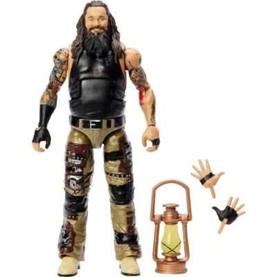 Imagen de Mattel WWE Elite Figura de acción y accesorios, 6 pulgadas coleccionable Bray Wyatt con 25 puntos articulación, aspecto realista manos intercambiables