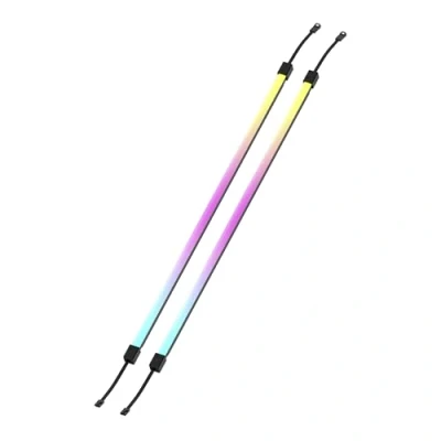 Imagen de CORSAIR LS350 Aurora Tiras de Luz RGB 350mm 2X LED Magnéticas Difusas Cabezal +5V ARGB o Controlador iCUE Cable Adaptador a 3 Patillas Incluido