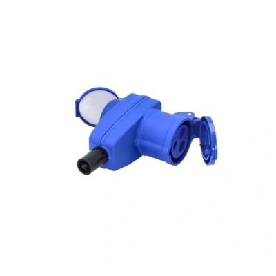 Imagen de cartrend Explorer CEE Acoplamiento Angular de 3 Pines y Enchufe protección Contacto con Tapa abatible para Camping, caravanas, autocaravanas, contra la Humedad, IP44, Apto