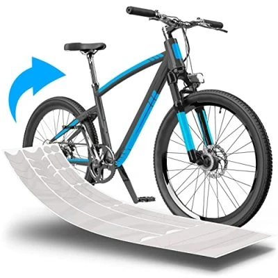 Imagen de Película Protectora de Pintura para Bicicleta Montaña, BMX, Carretera, Trekking, etc. Conjunto Cuadro 21 Piezas contra Golpes Piedras Transparente y Autoadhesivo
