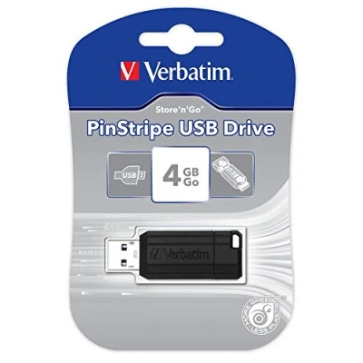 Imagen de Verbatim 49061 Memoria USB de 4 GB (10 MB/s), Color Negro