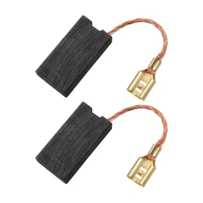 Imagen de Create idea 1 Par de Escobillas Carbón Pieza Repuesto 999 059 Compatible con HITACHI G23ST G18ST G18SW2 G23SW2 Accesorios Reparación Amoladoras Angulares (25 X 13 7 Mm)